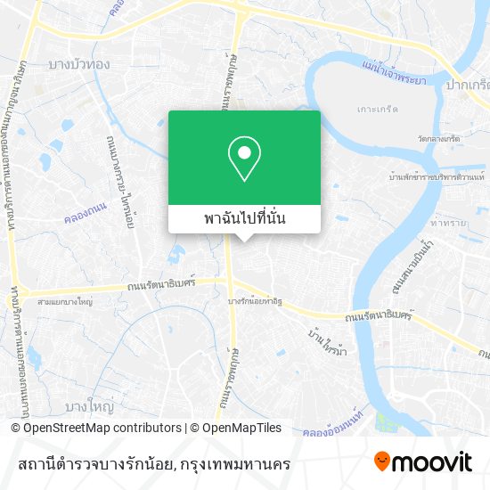 สถานีตำรวจบางรักน้อย แผนที่
