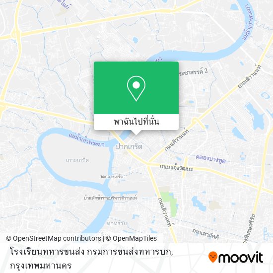 โรงเรียนทหารขนส่ง กรมการขนส่งทหารบก แผนที่