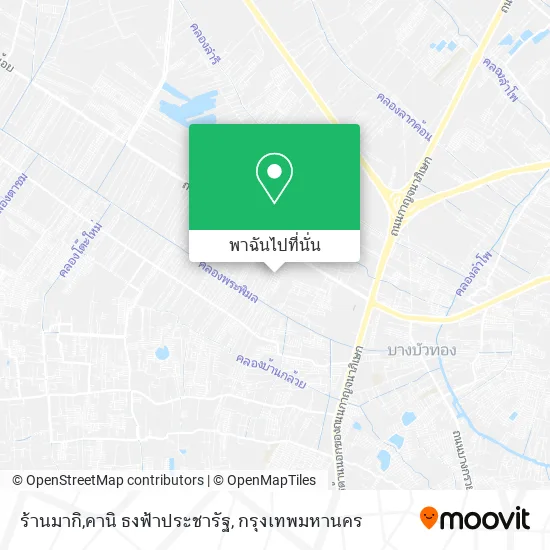 ร้านมากิ,คานิ ธงฟ้าประชารัฐ แผนที่