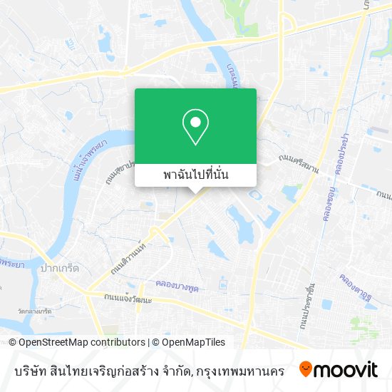 บริษัท สินไทยเจริญก่อสร้าง จำกัด แผนที่