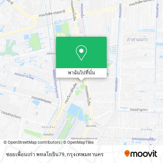 ซอยเพื่อนเก่า พหลโยธิน79 แผนที่