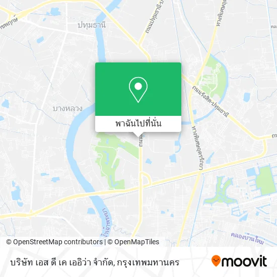 บริษัท เอส ดี เค เออิว่า จำกัด แผนที่