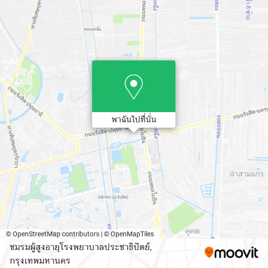 ชมรมผู้สูงอายุโรงพยาบาลประชาธิปัตย์ แผนที่