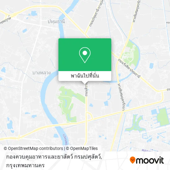 กองควบคุมอาหารและยาสัตว์ กรมปศุสัตว์ แผนที่