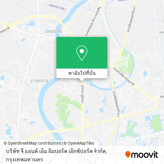 บริษัท จี แอนด์ เอ็ม อิมปอร์ต เอ็กซ์ปอร์ต จำกัด แผนที่