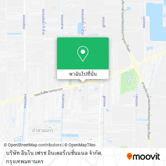 บริษัท อินโน เฟรช อินเตอร์เนชั่นแนล จำกัด แผนที่