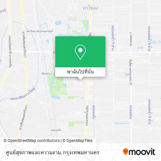 ศูนย์สุขภาพและความงาม แผนที่