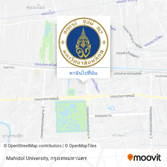 Mahidol University แผนที่