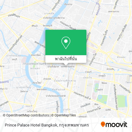 Prince Palace Hotel Bangkok แผนที่