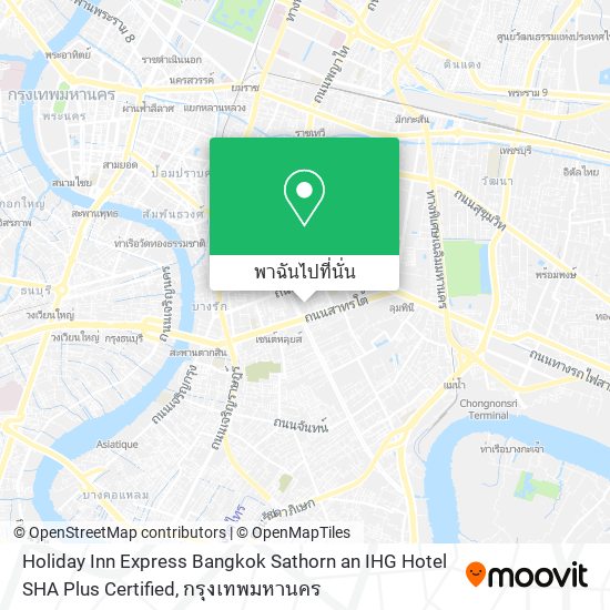 Holiday Inn Express Bangkok Sathorn an IHG Hotel SHA Plus Certified แผนที่