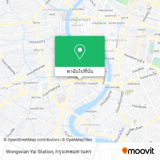 Wongwian Yai Station แผนที่