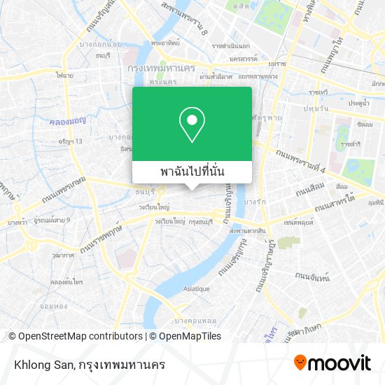 Khlong San แผนที่