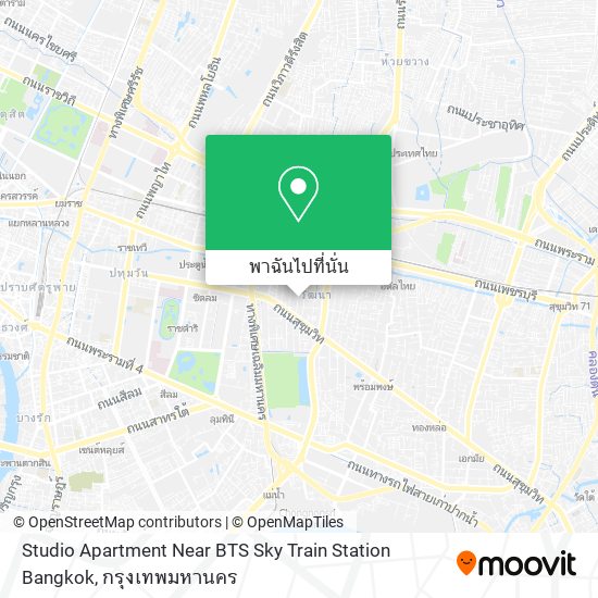 Studio Apartment Near BTS Sky Train Station Bangkok แผนที่