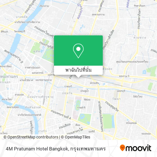 4M Pratunam Hotel Bangkok แผนที่