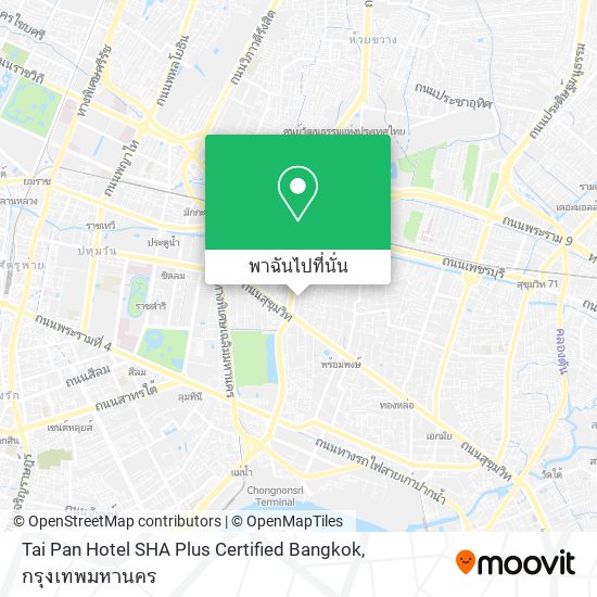 Tai Pan Hotel SHA Plus Certified Bangkok แผนที่