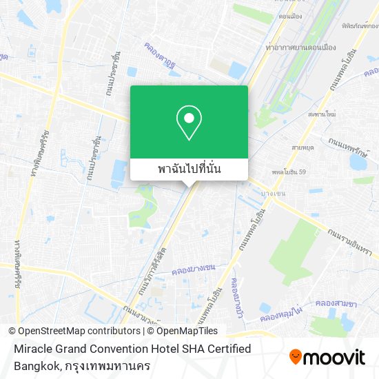 Miracle Grand Convention Hotel SHA Certified Bangkok แผนที่