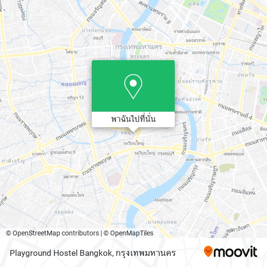 Playground Hostel Bangkok แผนที่