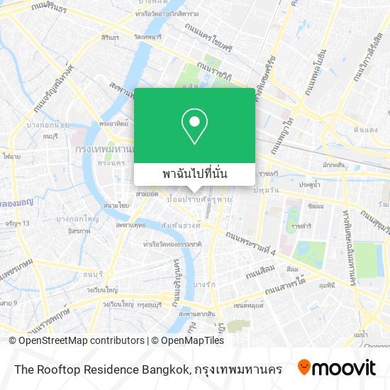 The Rooftop Residence Bangkok แผนที่