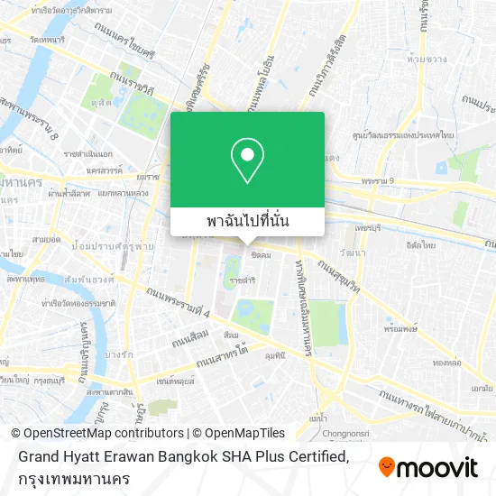 Grand Hyatt Erawan Bangkok SHA Plus Certified แผนที่