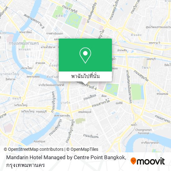 Mandarin Hotel Managed by Centre Point Bangkok แผนที่