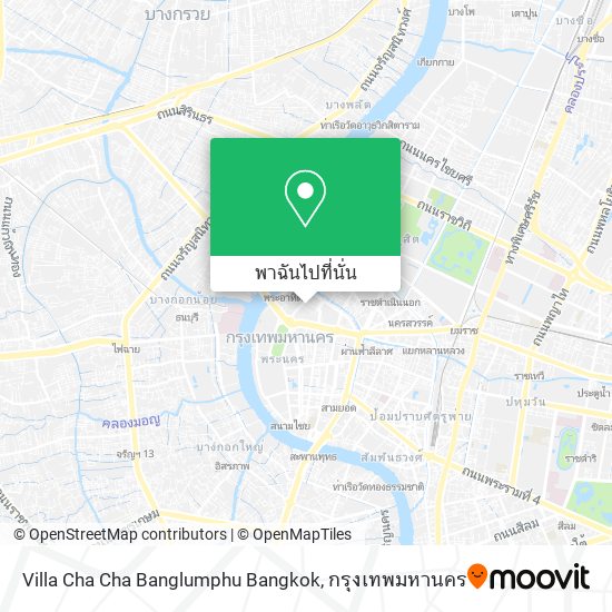 Villa Cha Cha Banglumphu Bangkok แผนที่