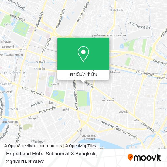 Hope Land Hotel Sukhumvit 8 Bangkok แผนที่