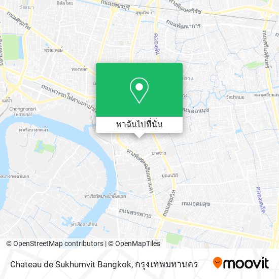 Chateau de Sukhumvit Bangkok แผนที่