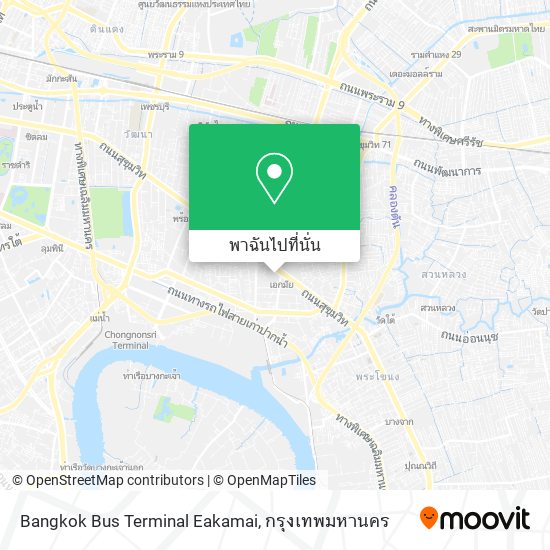 Bangkok Bus Terminal Eakamai แผนที่