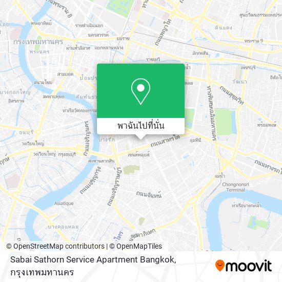 Sabai Sathorn Service Apartment Bangkok แผนที่