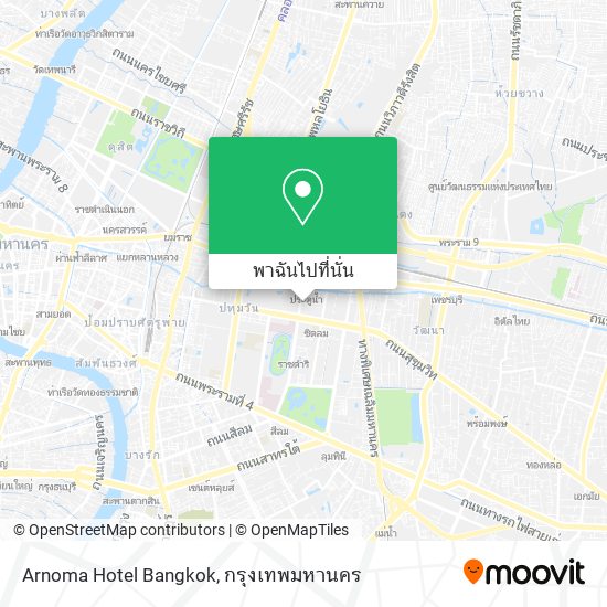 Arnoma Hotel Bangkok แผนที่