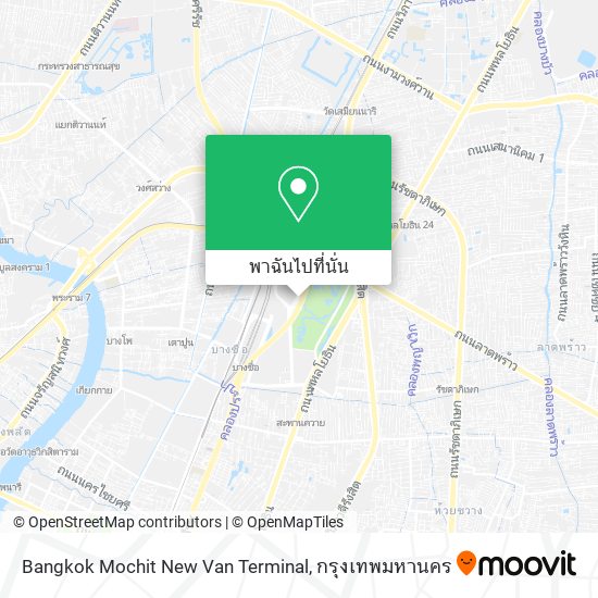 Bangkok Mochit New Van Terminal แผนที่