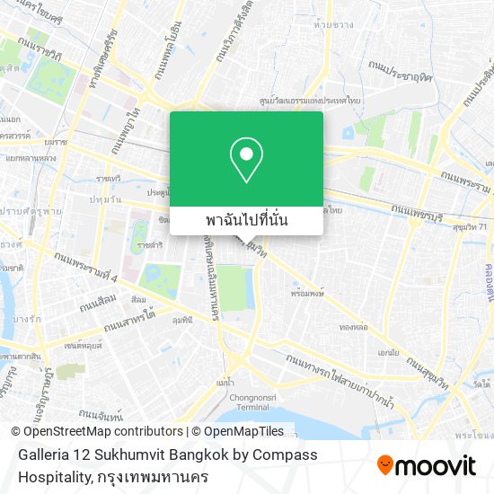 Galleria 12 Sukhumvit Bangkok by Compass Hospitality แผนที่