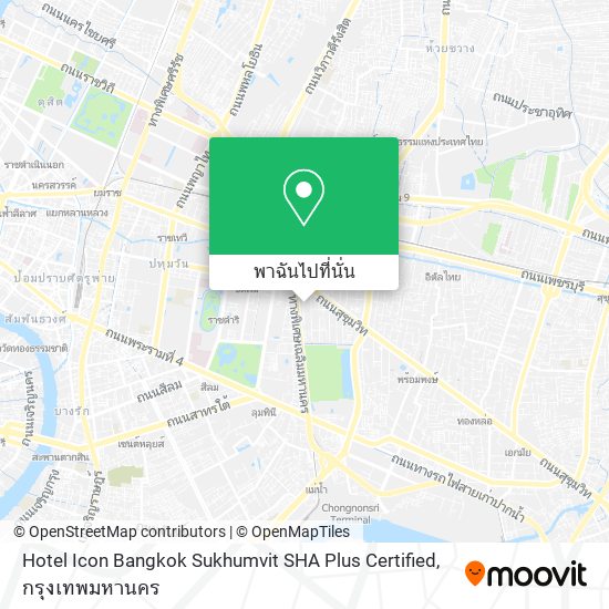 Hotel Icon Bangkok Sukhumvit SHA Plus Certified แผนที่