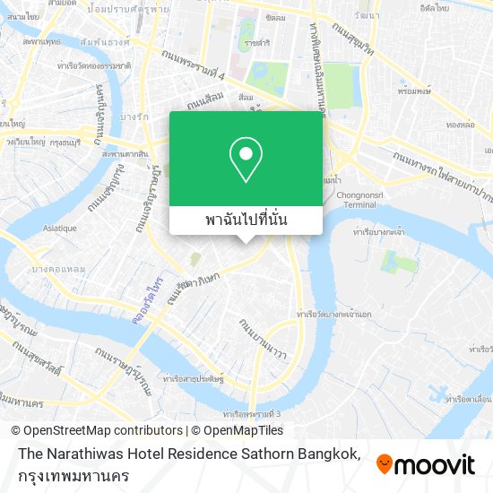 The Narathiwas Hotel Residence Sathorn Bangkok แผนที่