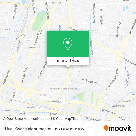 Huai Kwang night market แผนที่