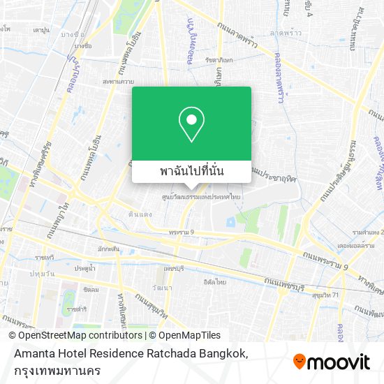 Amanta Hotel Residence Ratchada Bangkok แผนที่