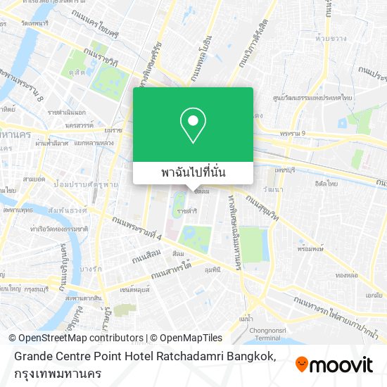Grande Centre Point Hotel Ratchadamri Bangkok แผนที่