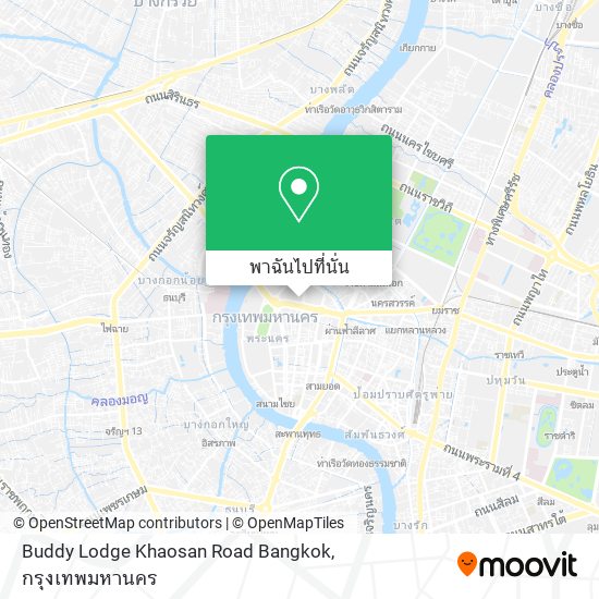 Buddy Lodge Khaosan Road Bangkok แผนที่