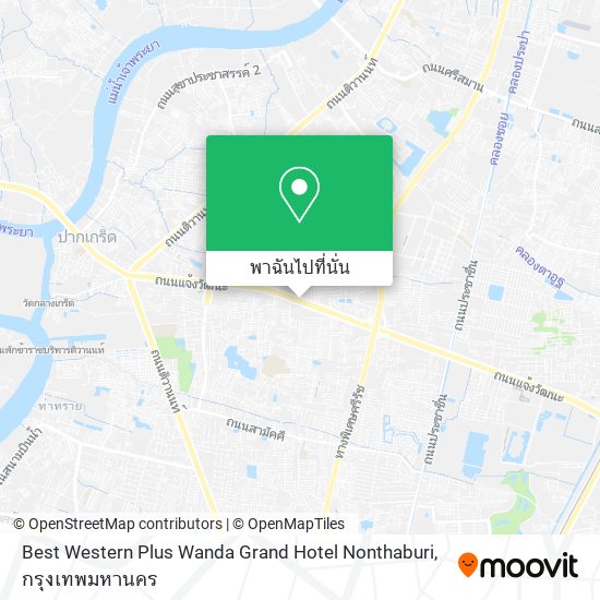 Best Western Plus Wanda Grand Hotel Nonthaburi แผนที่