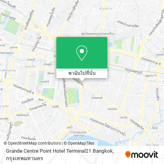 Grande Centre Point Hotel Terminal21 Bangkok แผนที่