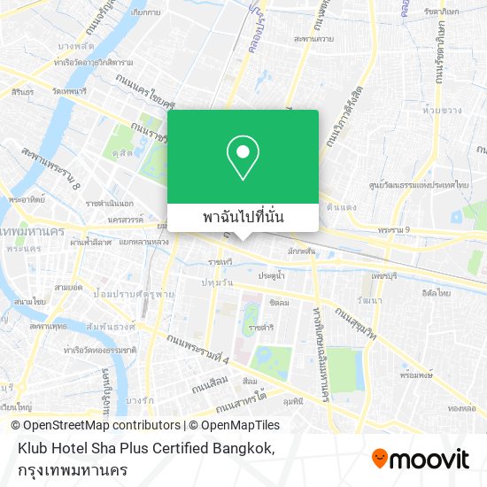 Klub Hotel Sha Plus Certified Bangkok แผนที่