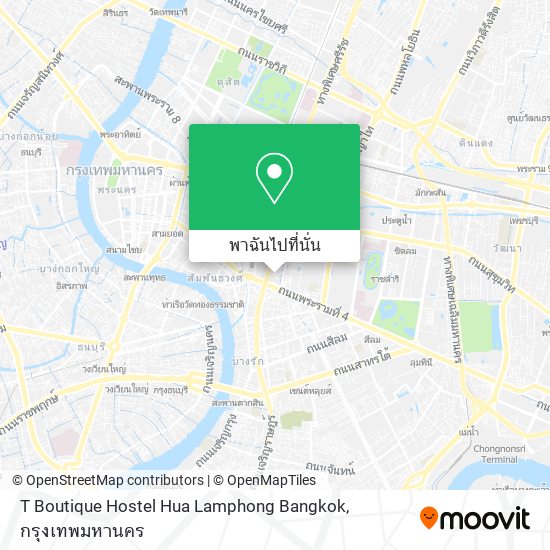 T Boutique Hostel Hua Lamphong Bangkok แผนที่