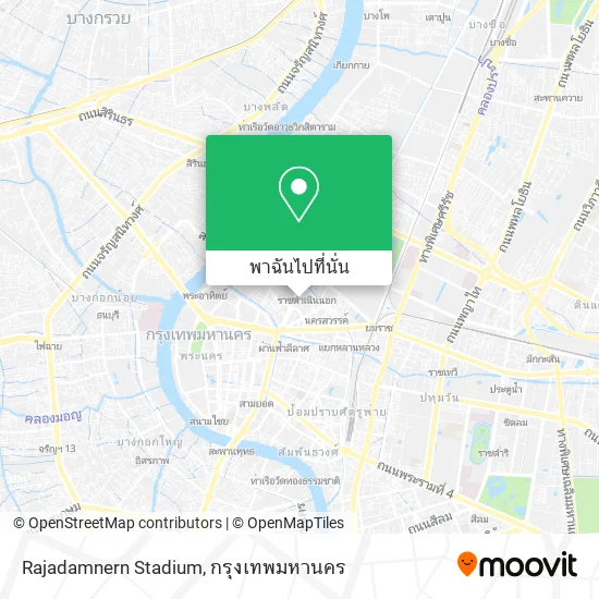 Rajadamnern Stadium แผนที่