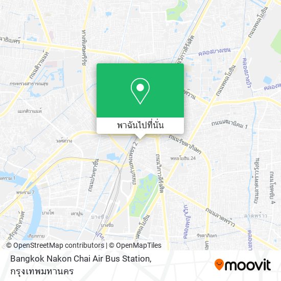 Bangkok Nakon Chai Air Bus Station แผนที่