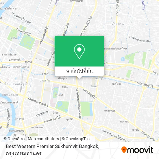 Best Western Premier Sukhumvit Bangkok แผนที่