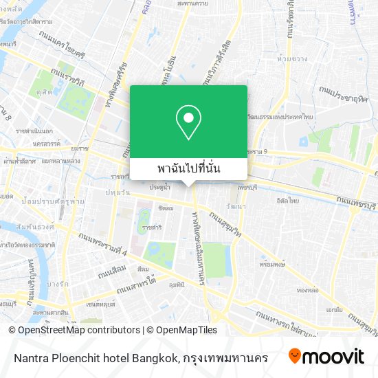 Nantra Ploenchit hotel Bangkok แผนที่