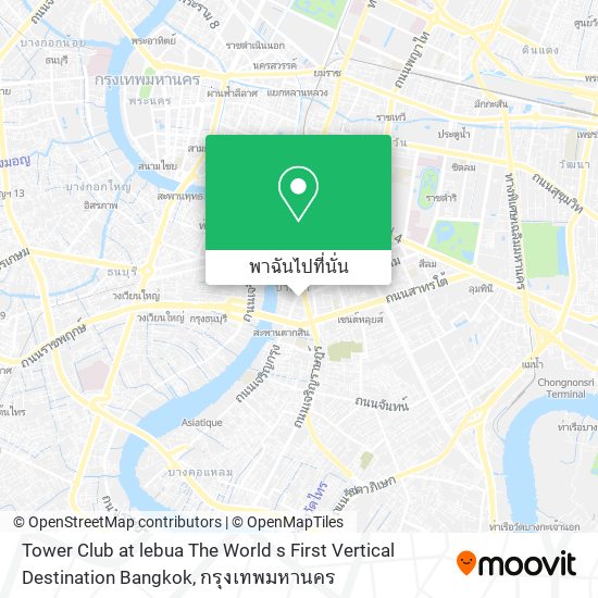 Tower Club at lebua The World s First Vertical Destination Bangkok แผนที่