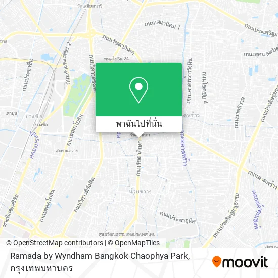 Ramada by Wyndham Bangkok Chaophya Park แผนที่