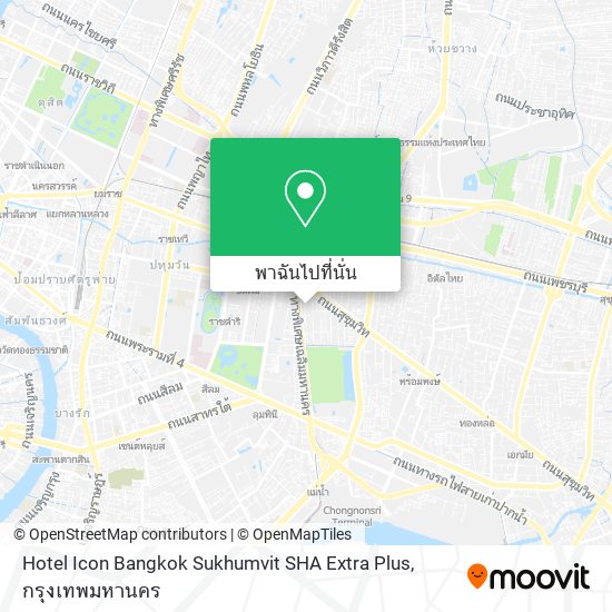 Hotel Icon Bangkok Sukhumvit SHA Extra Plus แผนที่