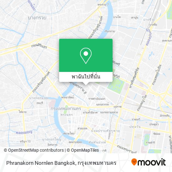 Phranakorn Nornlen Bangkok แผนที่